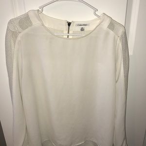Calvin Klein Mesh Blouse